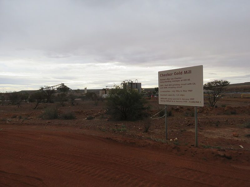 L’usine aurifère Checker de Ramelius Resources à Mount Magnet (Australie-Occidentale), en octobre 2025