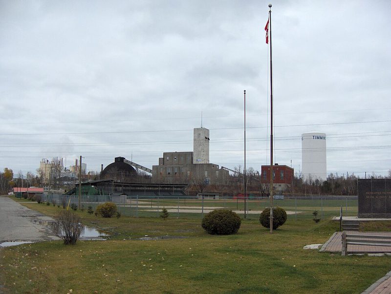 The Hollinger gold mine in Timmins, Ontario, part of the Porcupine operation, in 2006